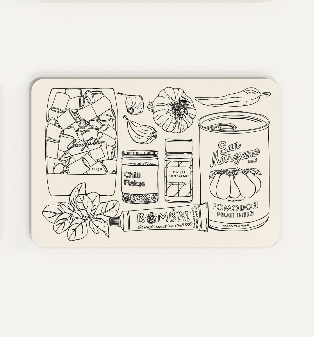 Pasta Placemats - Set of Six