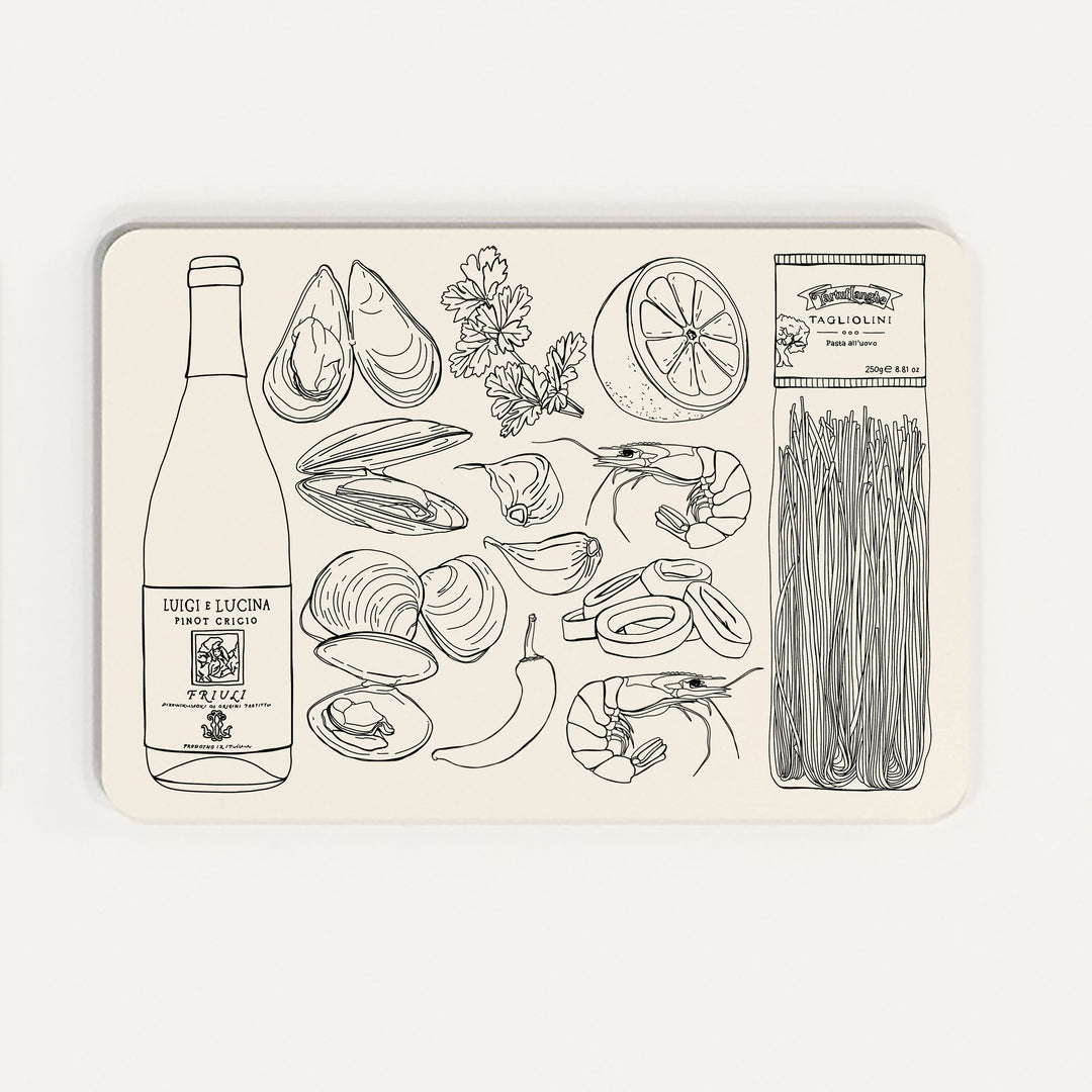Pasta Placemats - Set of Six