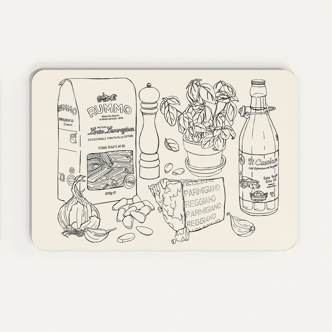 Pasta Placemats - Set of Six