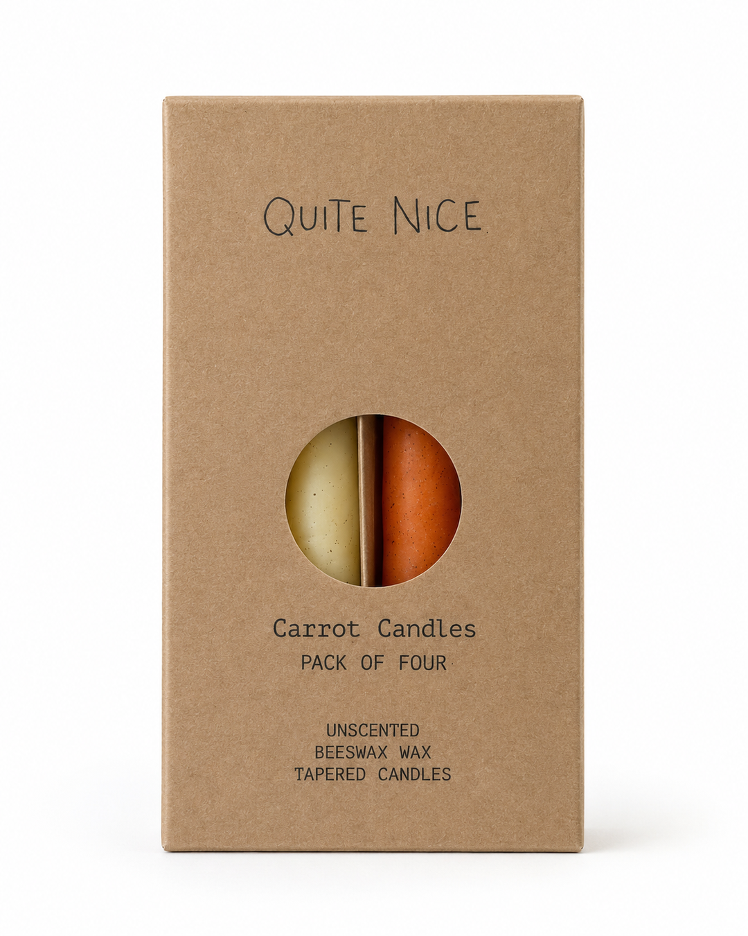 Beeswax Rainbow Carrot Sticks (Pack of four)