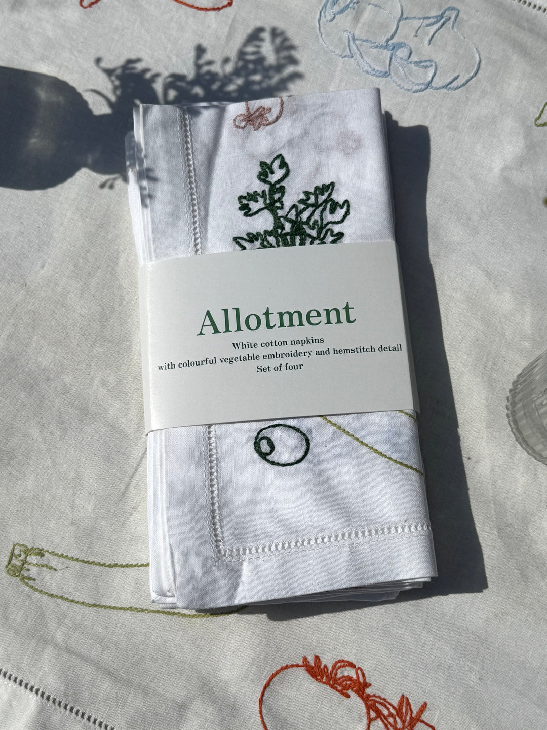 Allotment Embroidered Napkins (Pack of 4)
