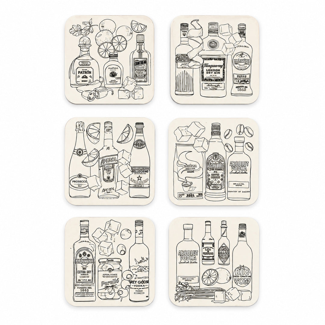 Cocktail Coasters (Pack of 6)